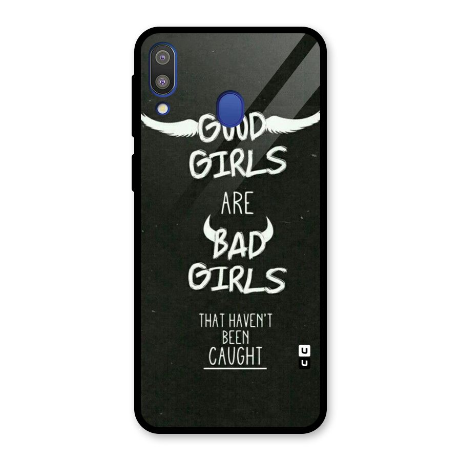 Good Bad Girls Glass Back Case for Galaxy M20