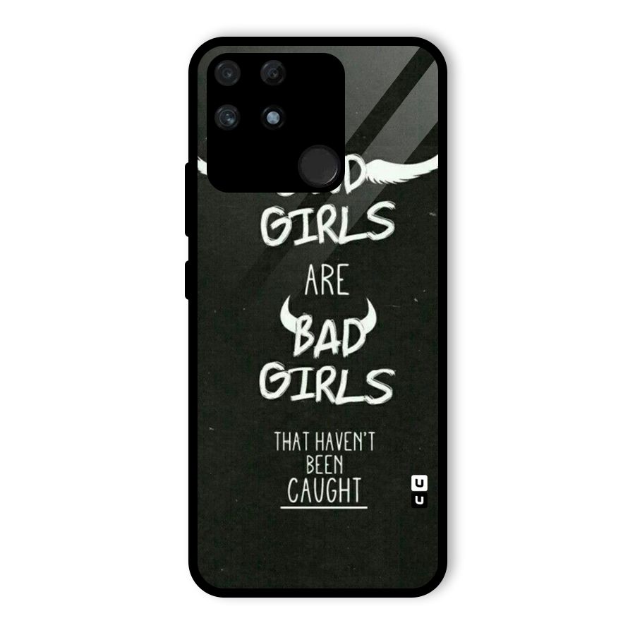 Good Bad Girls Glass Back Case for Realme Narzo 50A