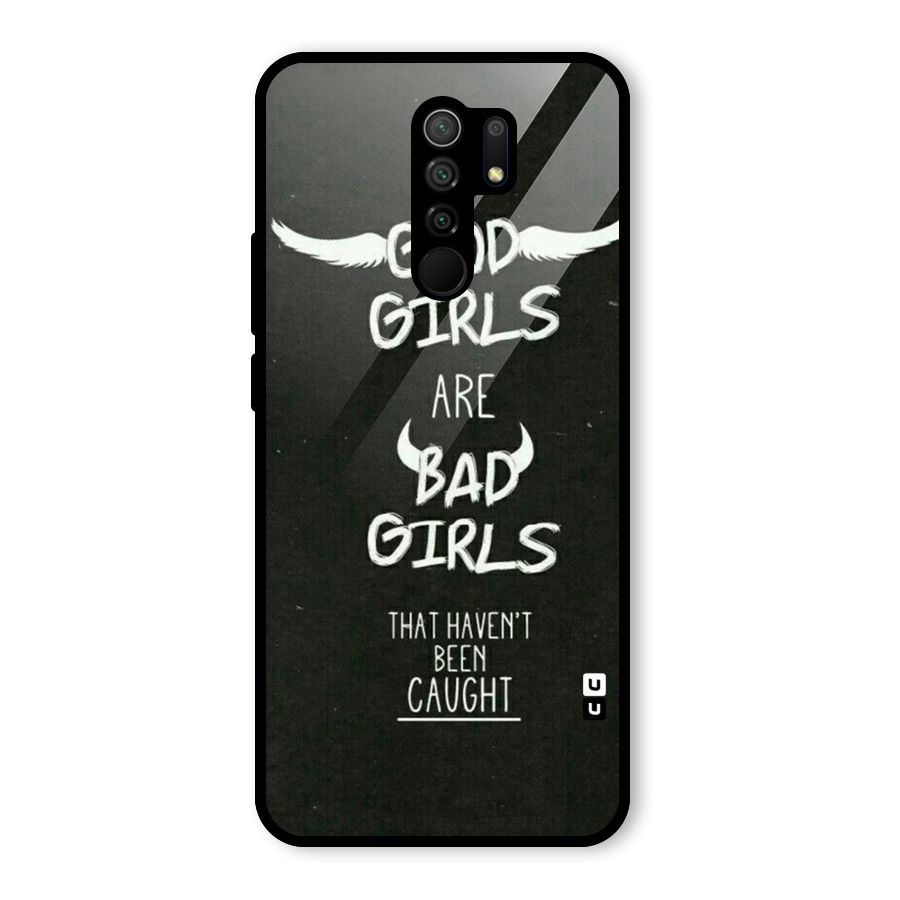 Good Bad Girls Glass Back Case for Redmi 9 Prime