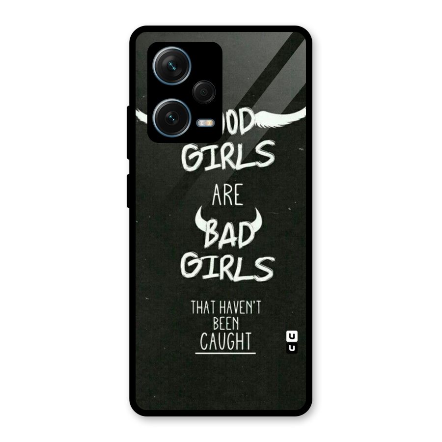 Good Bad Girls Glass Back Case for Redmi Note 12 Pro Plus 5G