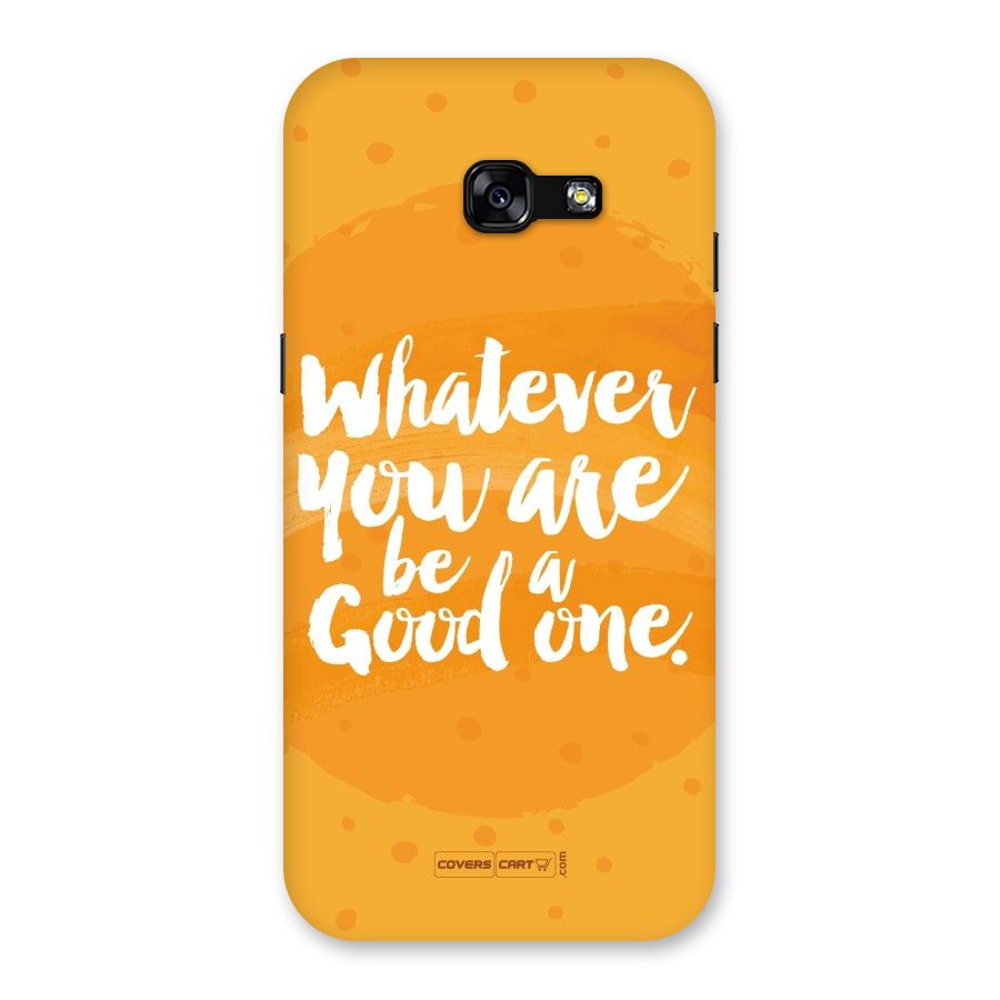 Good One Quote Back Case for Galaxy A5 2017