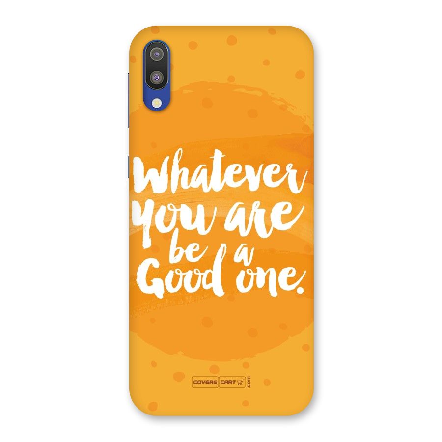 Good One Quote Back Case for Galaxy M10