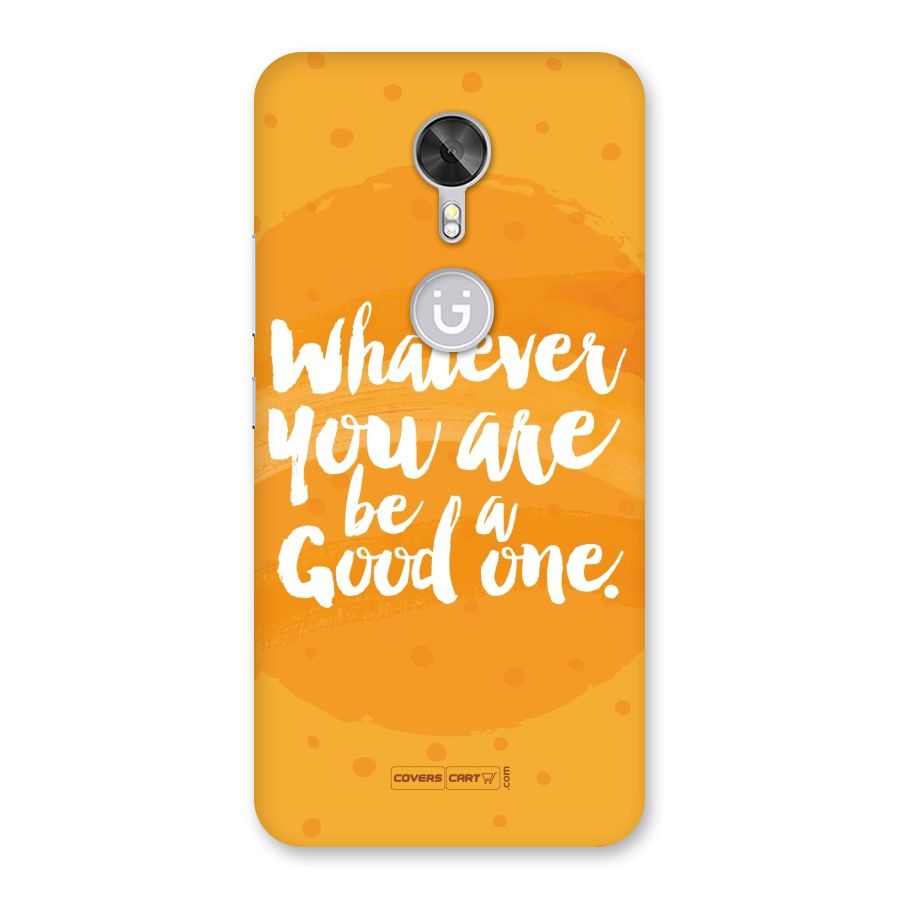 Good One Quote Back Case for Gionee A1