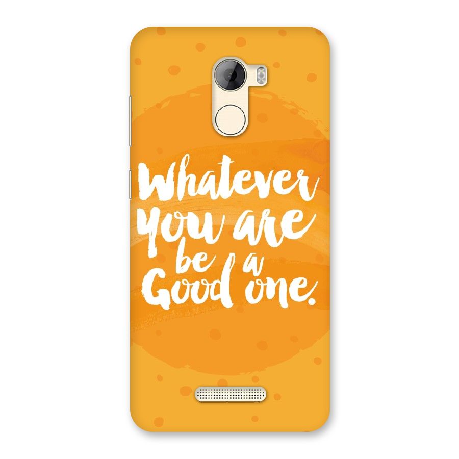 Good One Quote Back Case for Gionee A1 LIte