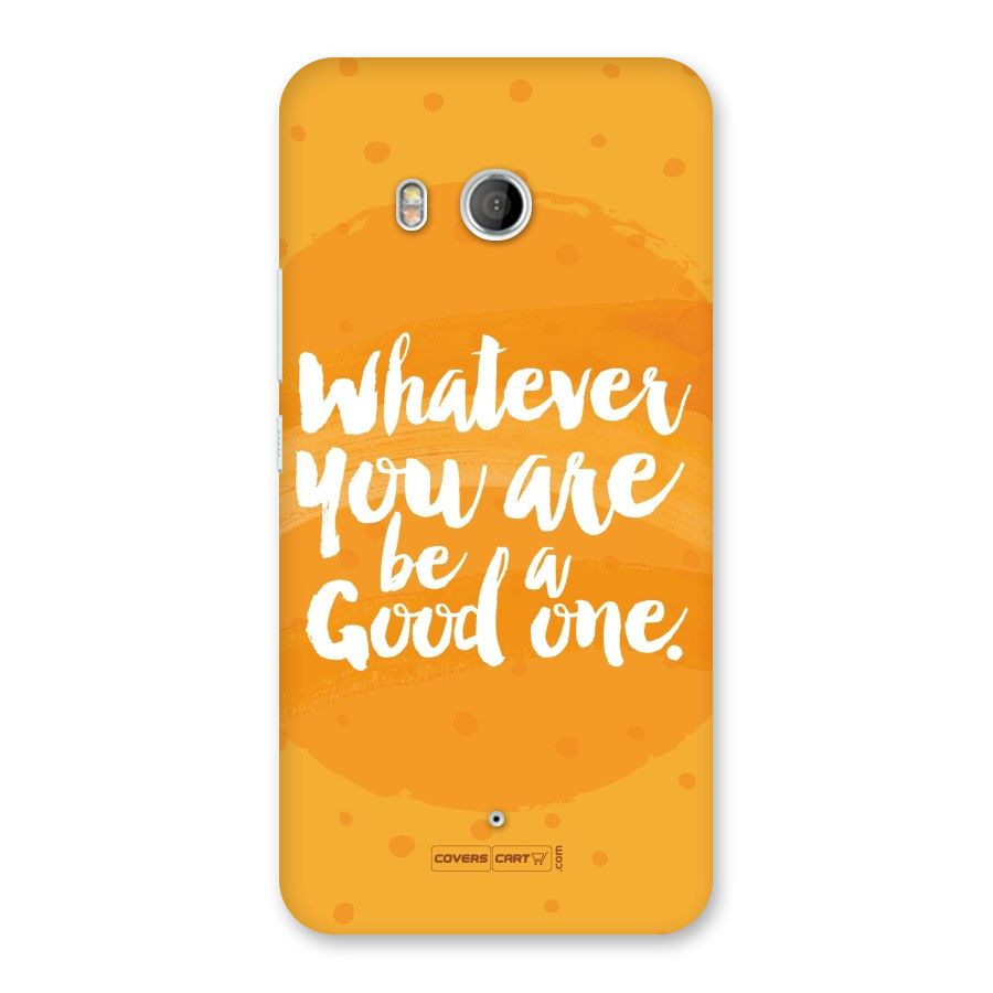 Good One Quote Back Case for HTC U11
