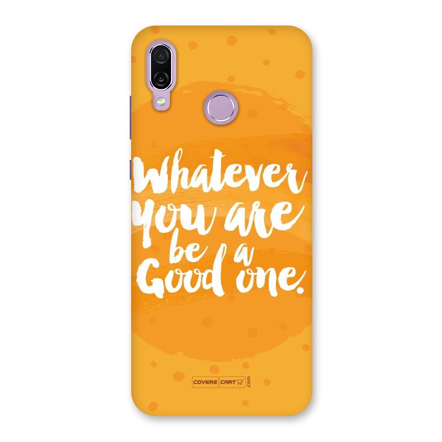 Good One Quote Back Case for Honor Play