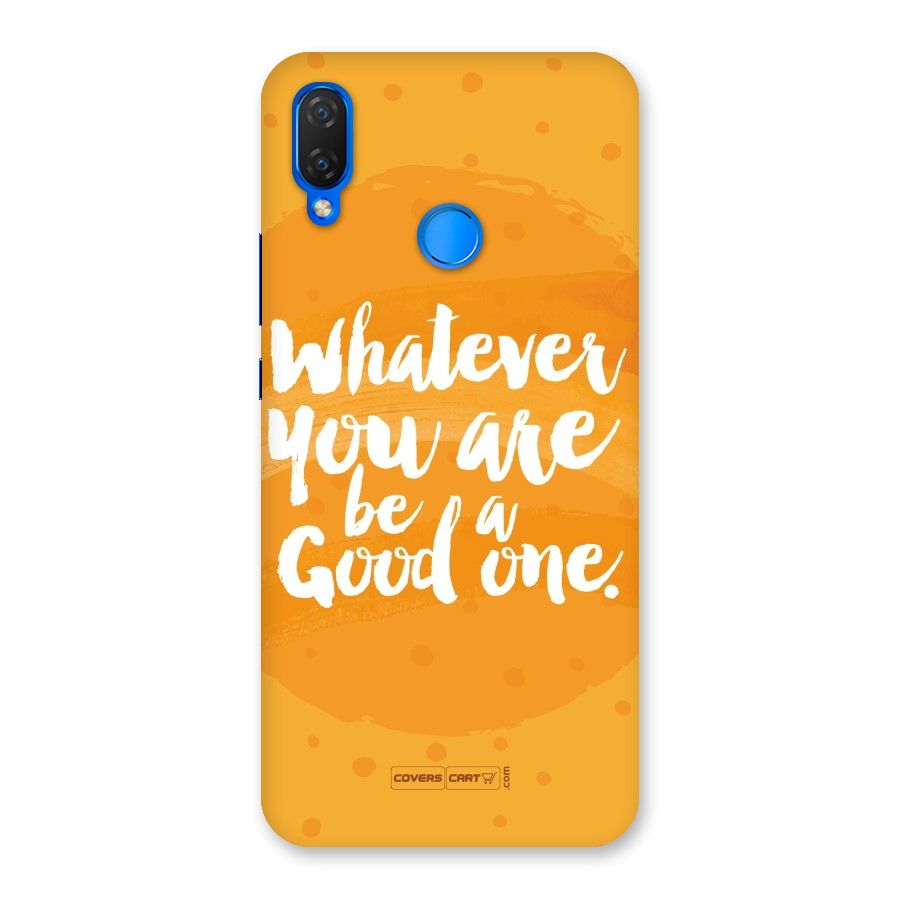 Good One Quote Back Case for Huawei P Smart+