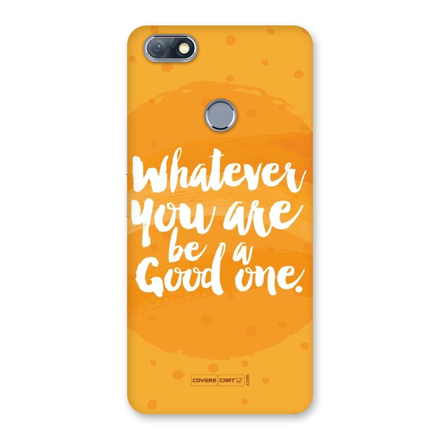 Good One Quote Back Case for Infinix Note 5