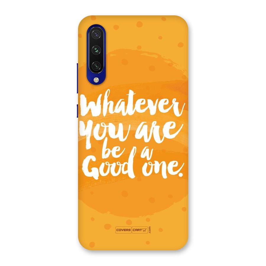 Good One Quote Back Case for Mi A3