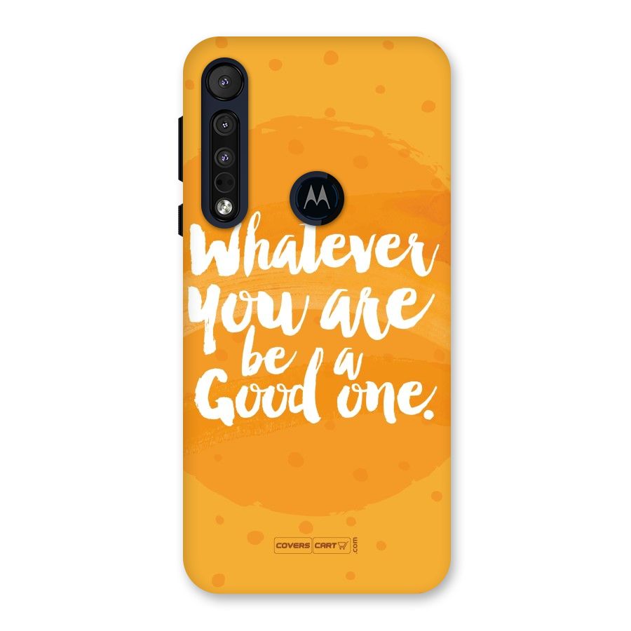 Good One Quote Back Case for Motorola One Macro