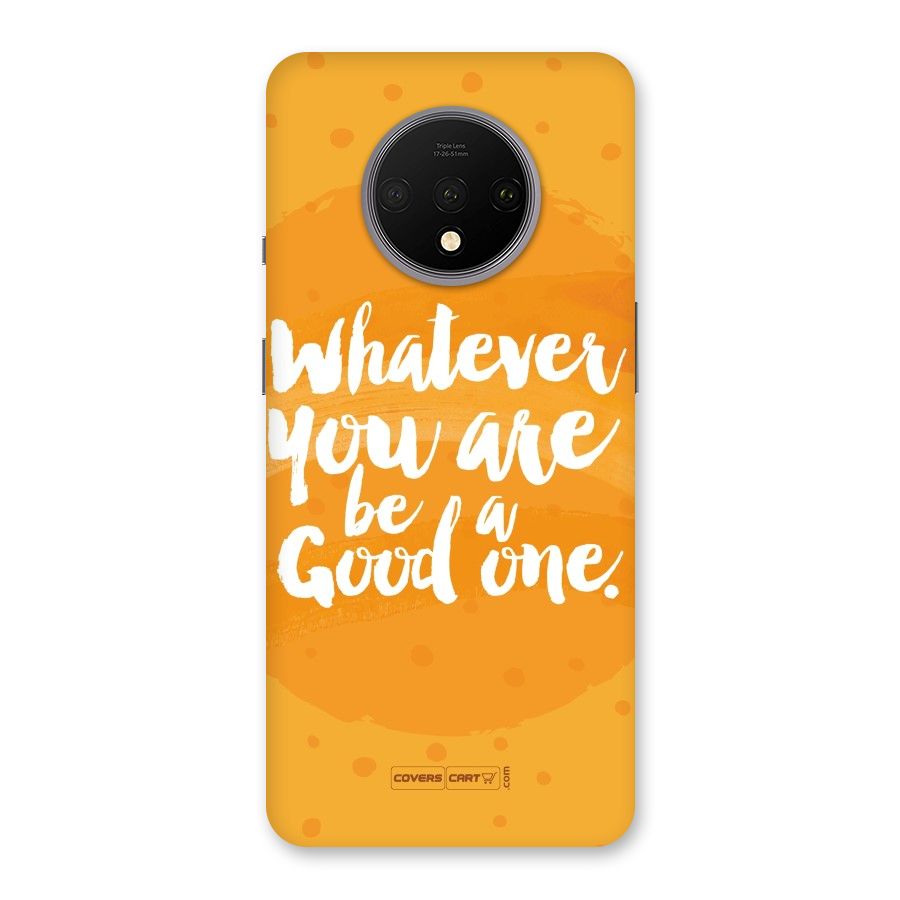 Good One Quote Back Case for OnePlus 7T