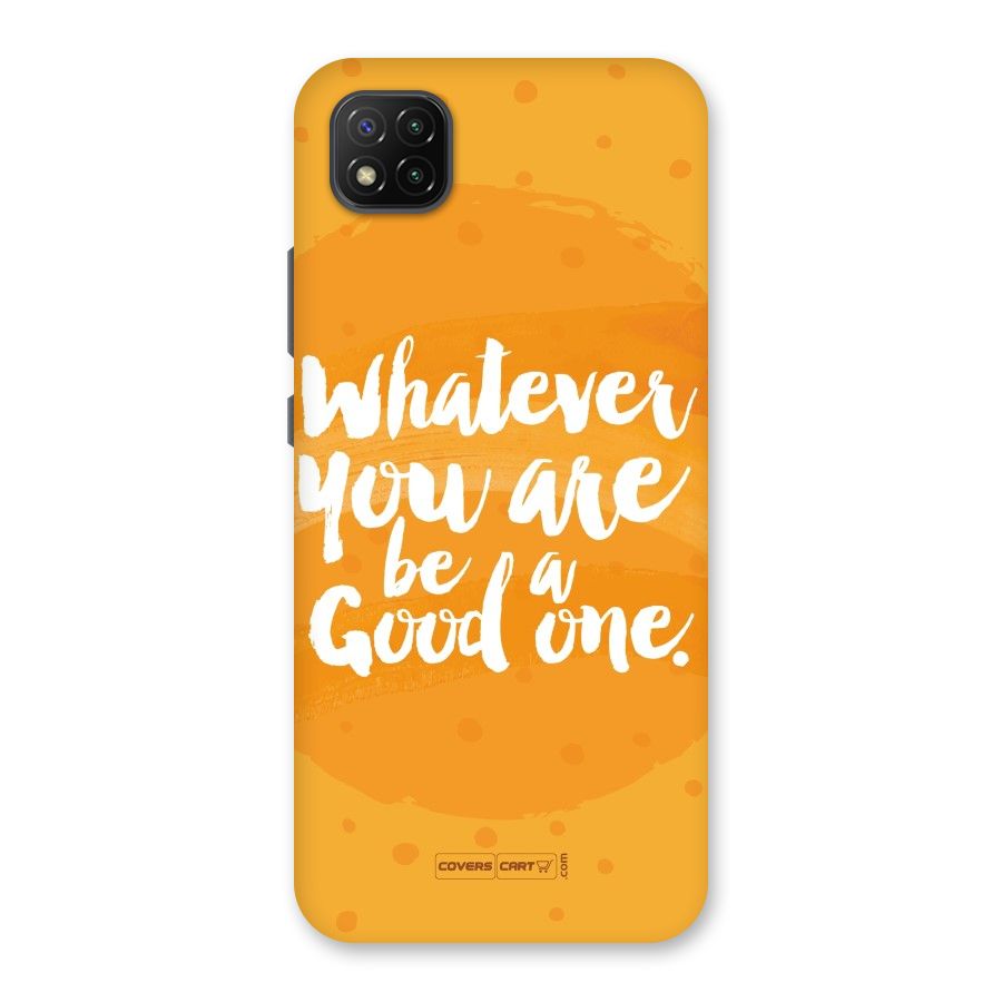 Good One Quote Back Case for Poco C3