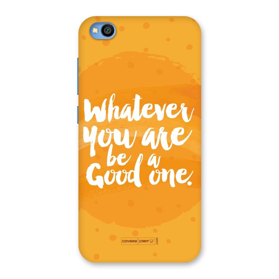 Good One Quote Back Case for Redmi Go