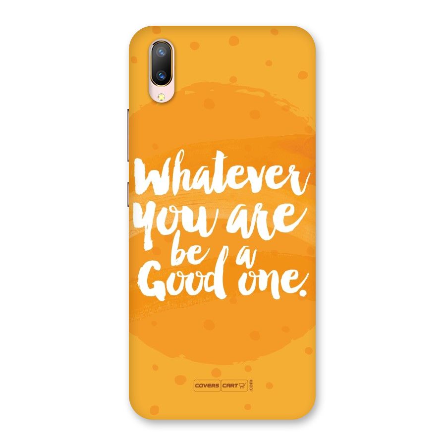 Good One Quote Back Case for Vivo V11 Pro