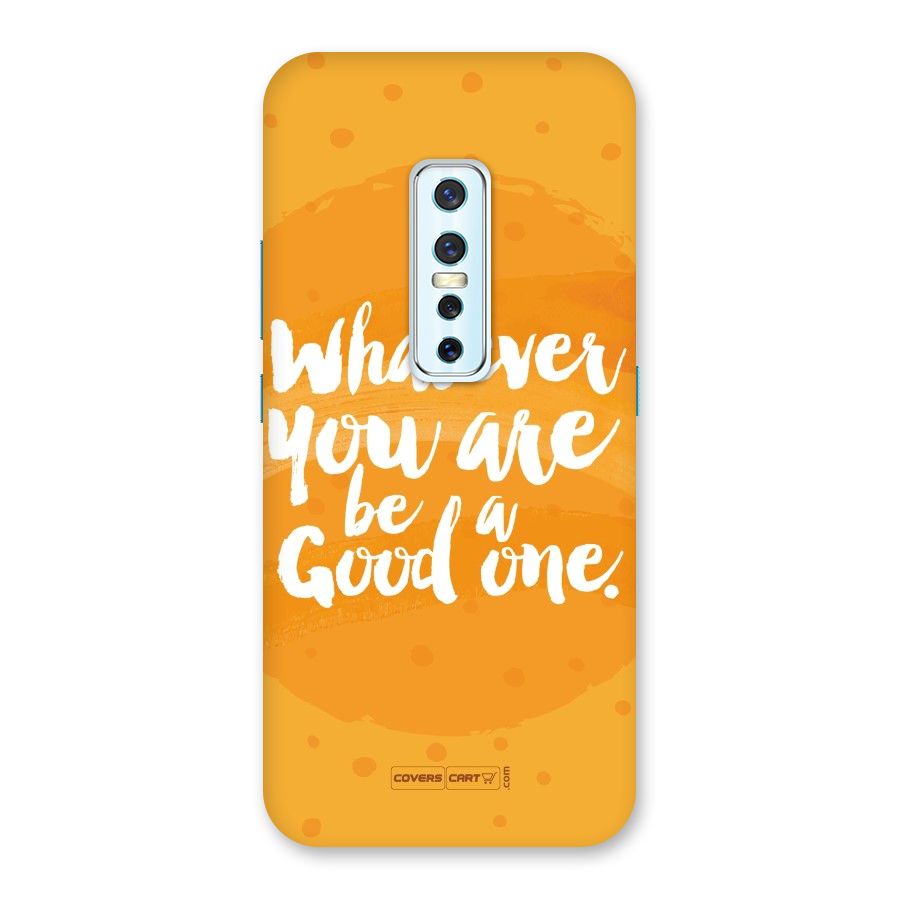 Good One Quote Back Case for Vivo V17 Pro