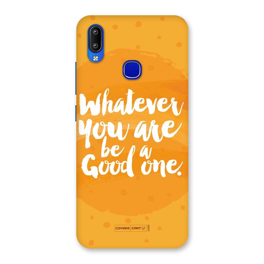 Good One Quote Back Case for Vivo Y91