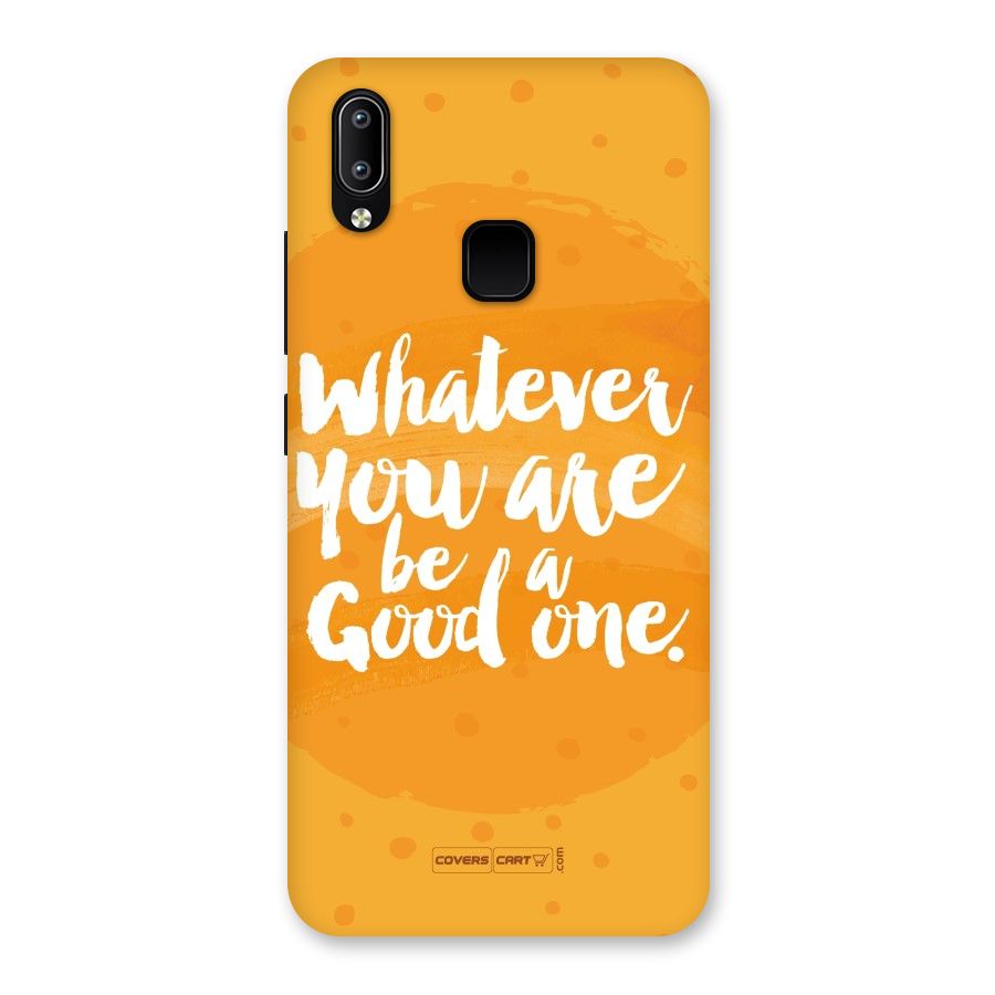 Good One Quote Back Case for Vivo Y93