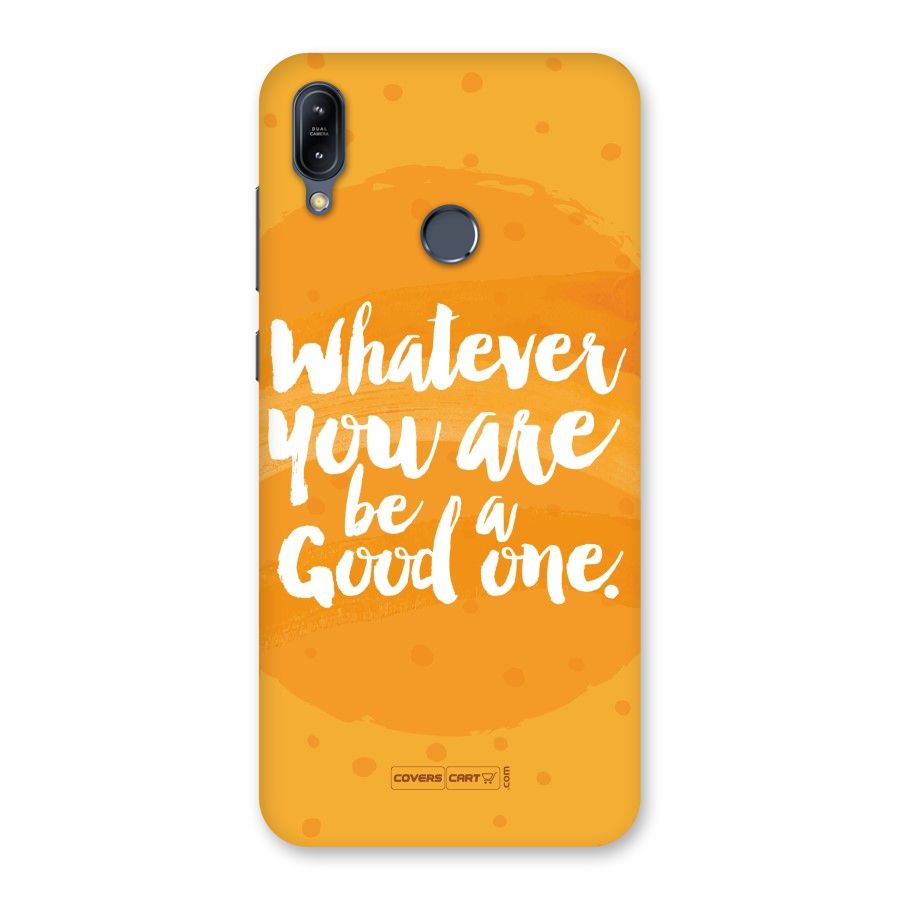 Good One Quote Back Case for Zenfone Max M2