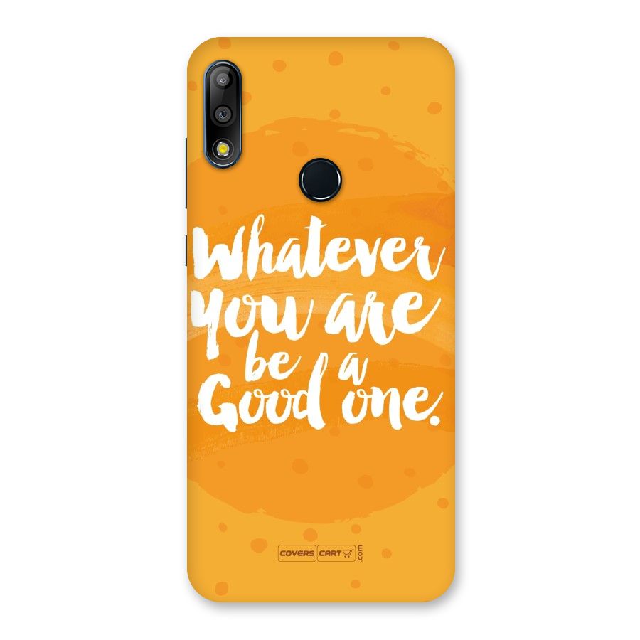 Good One Quote Back Case for Zenfone Max Pro M2
