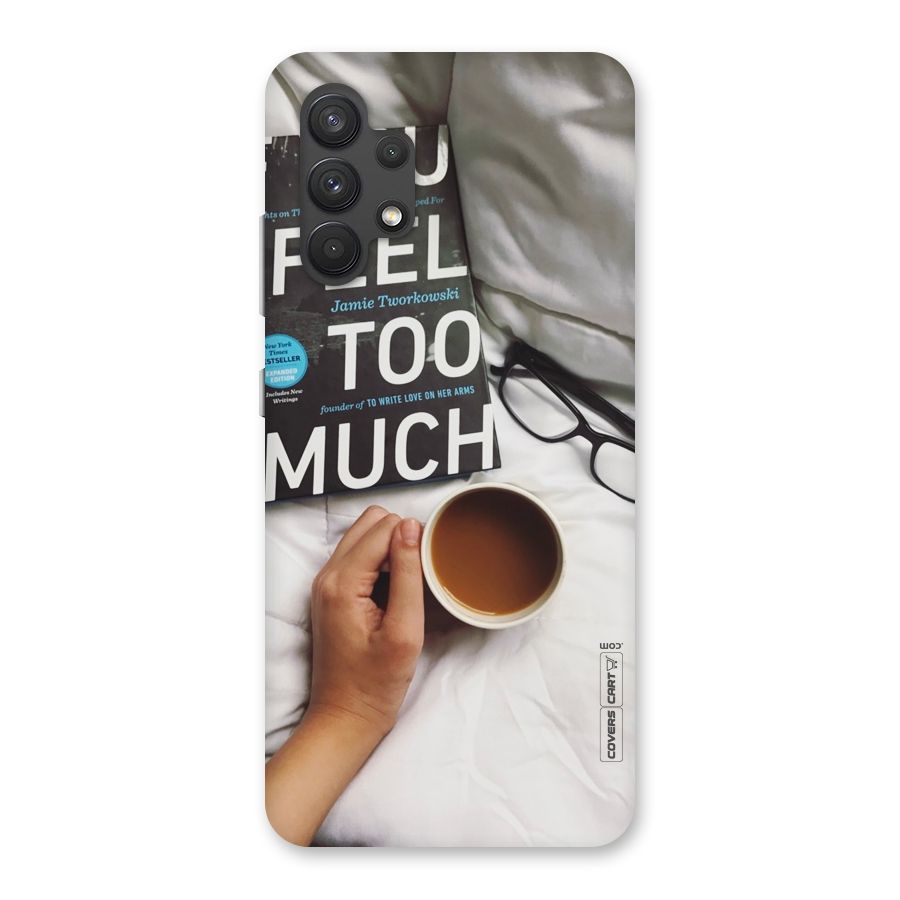 Good Reads And Coffee Back Case for Galaxy A32
