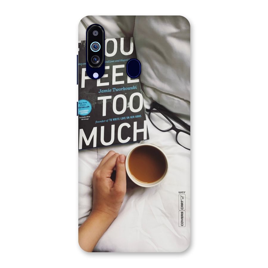Good Reads And Coffee Back Case for Galaxy A60