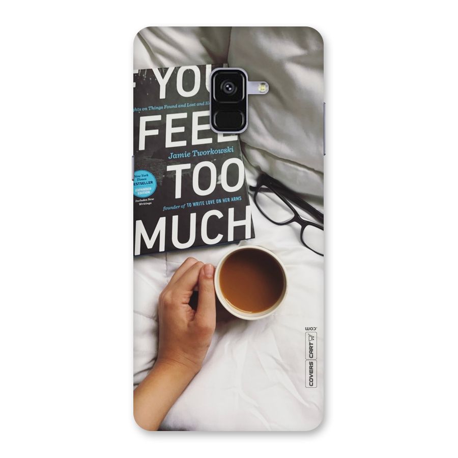 Good Reads And Coffee Back Case for Galaxy A8 Plus