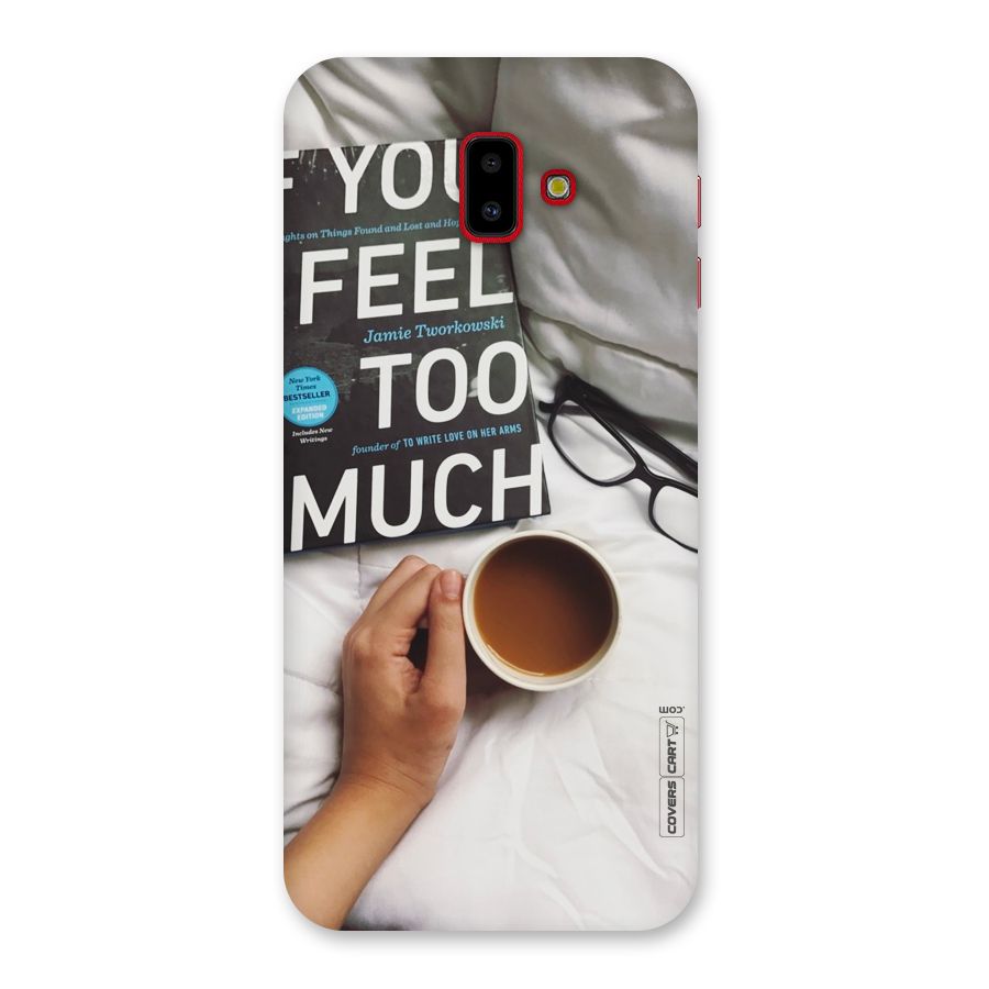 Good Reads And Coffee Back Case for Galaxy J6 Plus