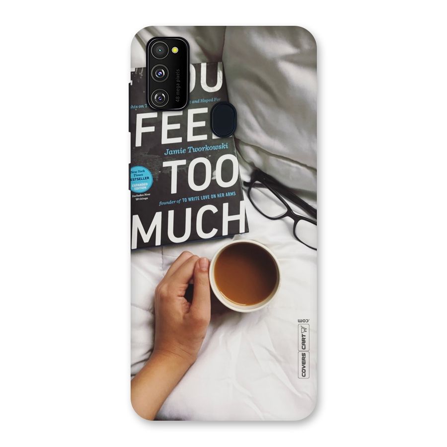 Good Reads And Coffee Back Case for Galaxy M30s