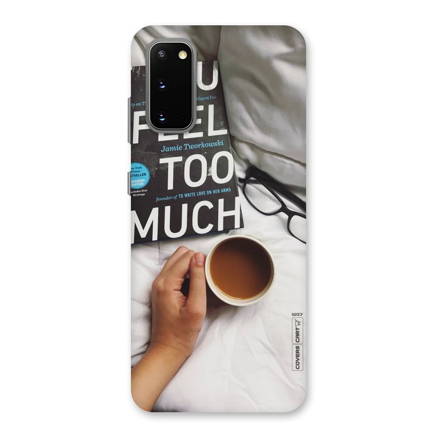 Good Reads And Coffee Back Case for Galaxy S20