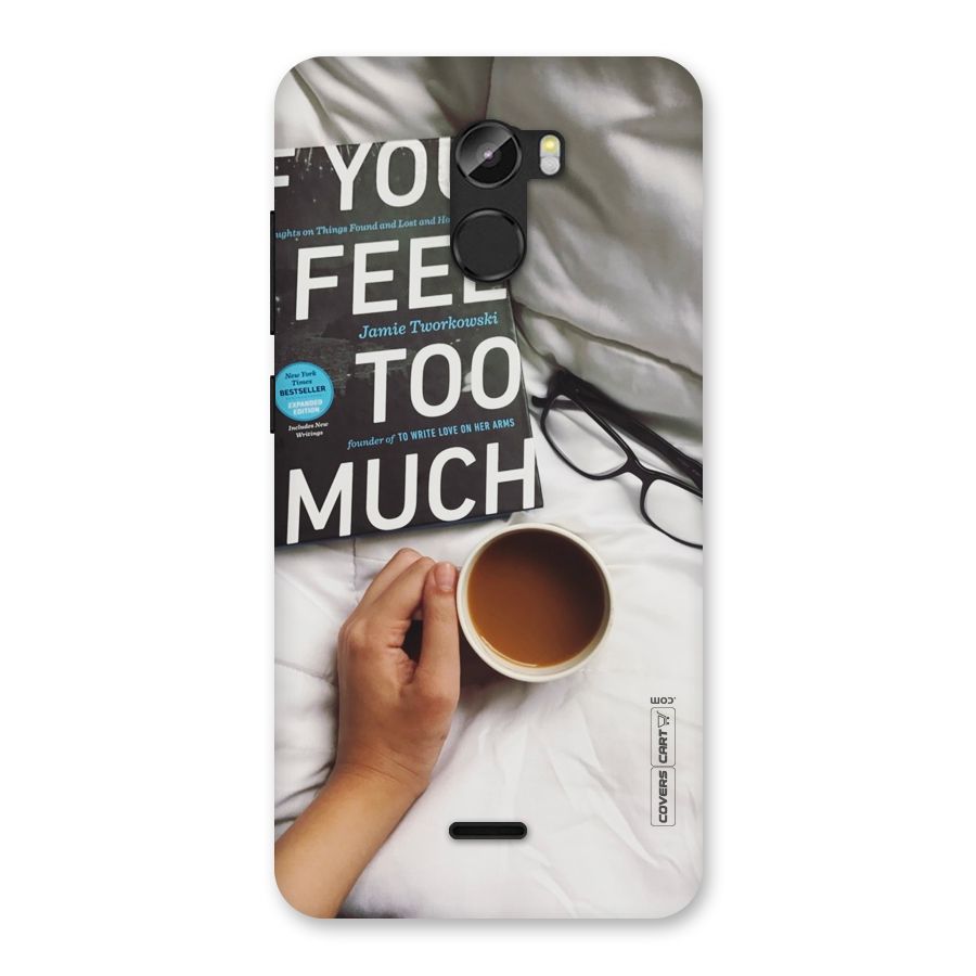 Good Reads And Coffee Back Case for Gionee X1