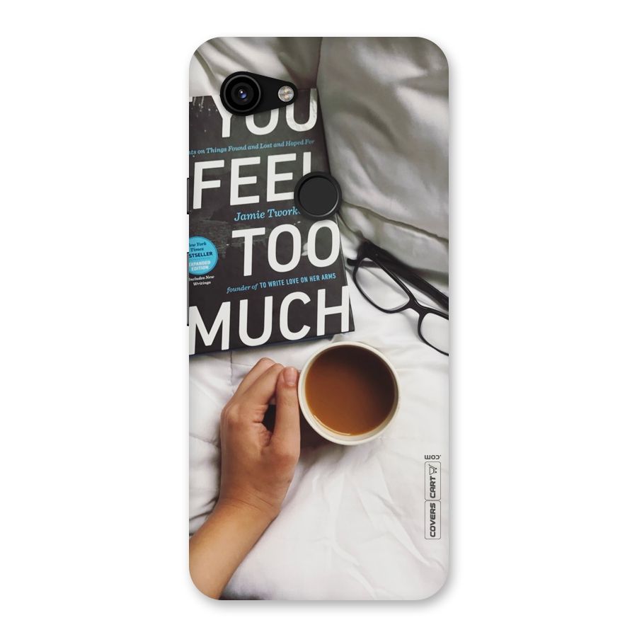 Good Reads And Coffee Back Case for Google Pixel 3a