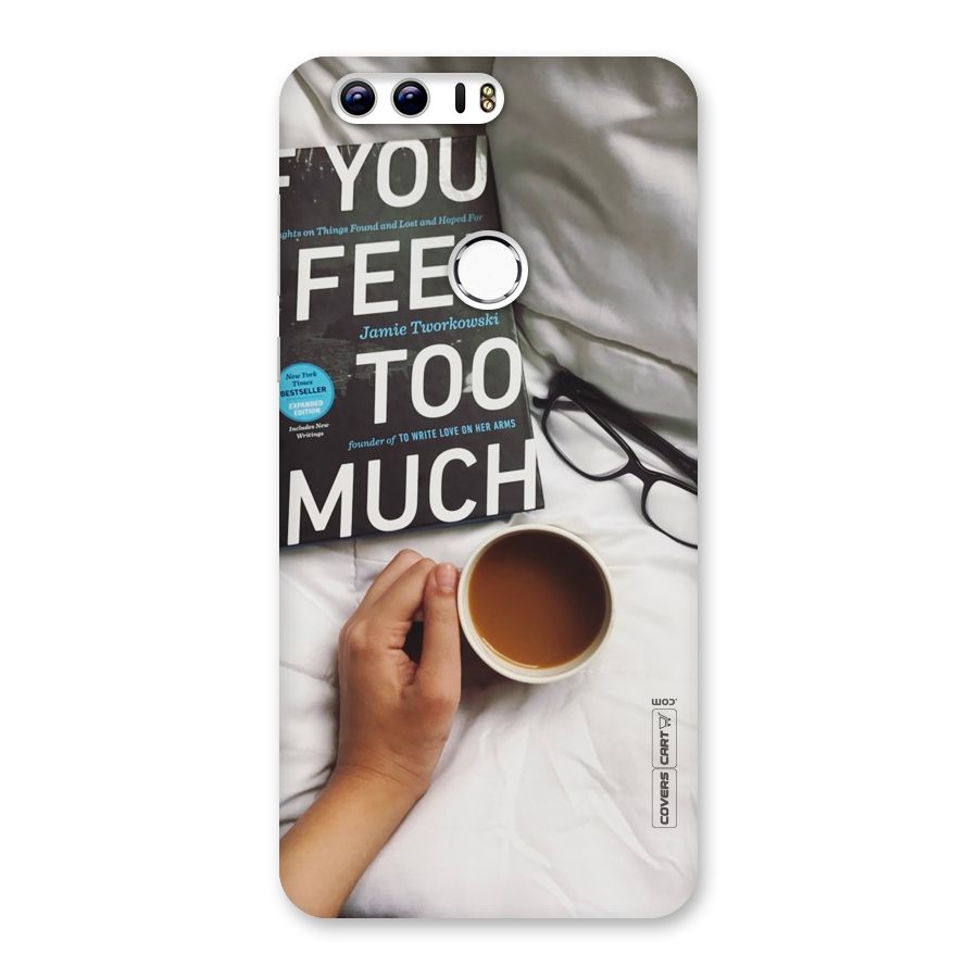 Good Reads And Coffee Back Case for Honor 8