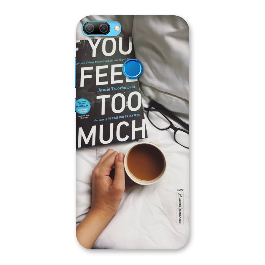 Good Reads And Coffee Back Case for Honor 9N