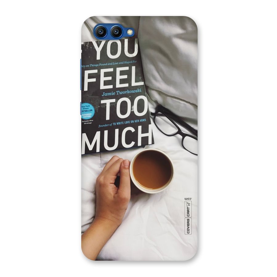 Good Reads And Coffee Back Case for Honor View 10