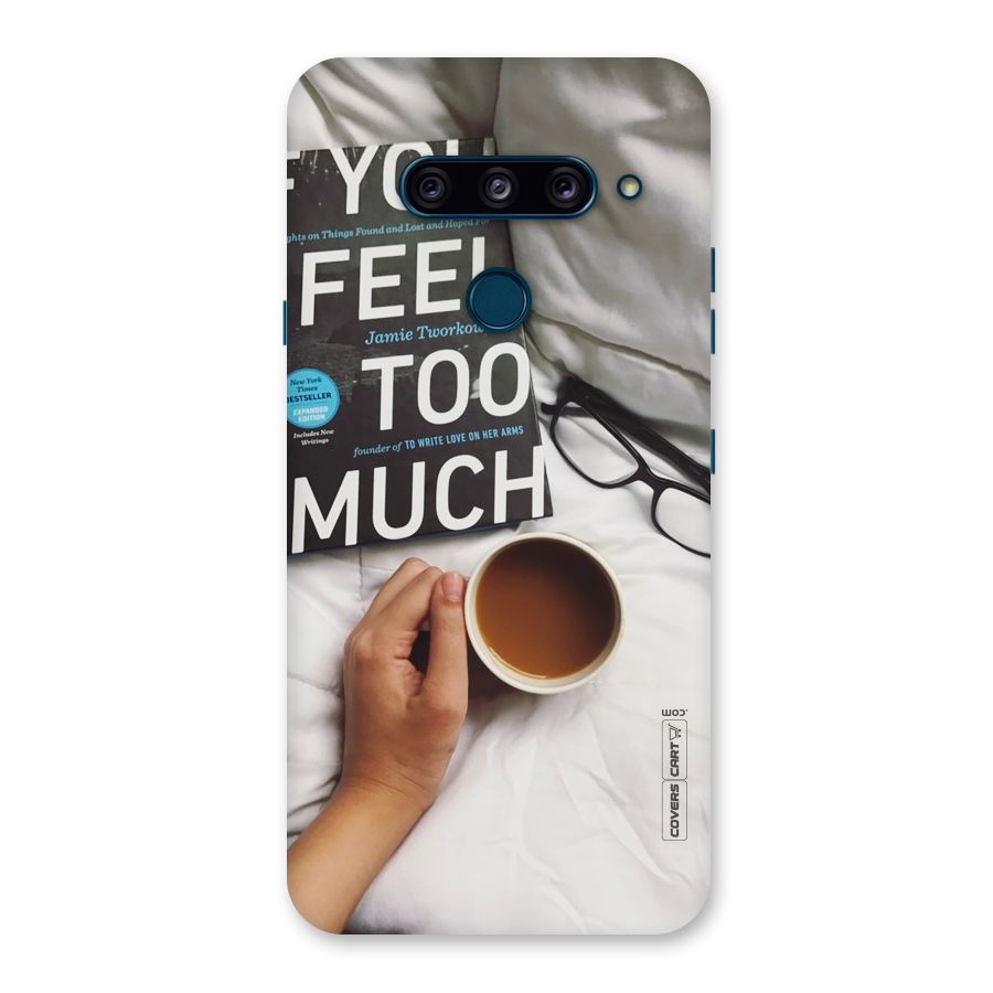 Good Reads And Coffee Back Case for LG  V40 ThinQ