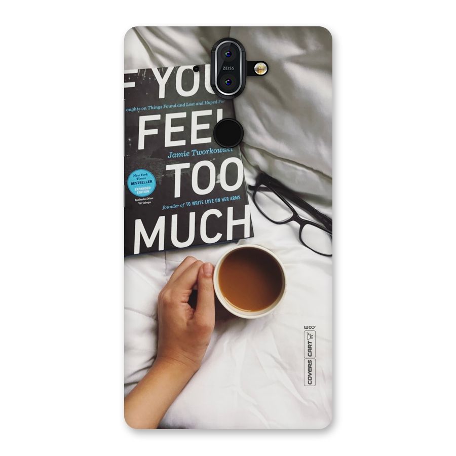 Good Reads And Coffee Back Case for Nokia 8 Sirocco