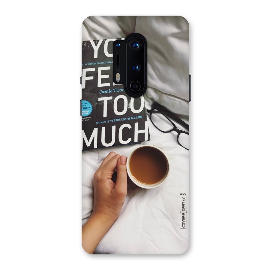 Good Reads And Coffee Back Case for OnePlus 8 Pro