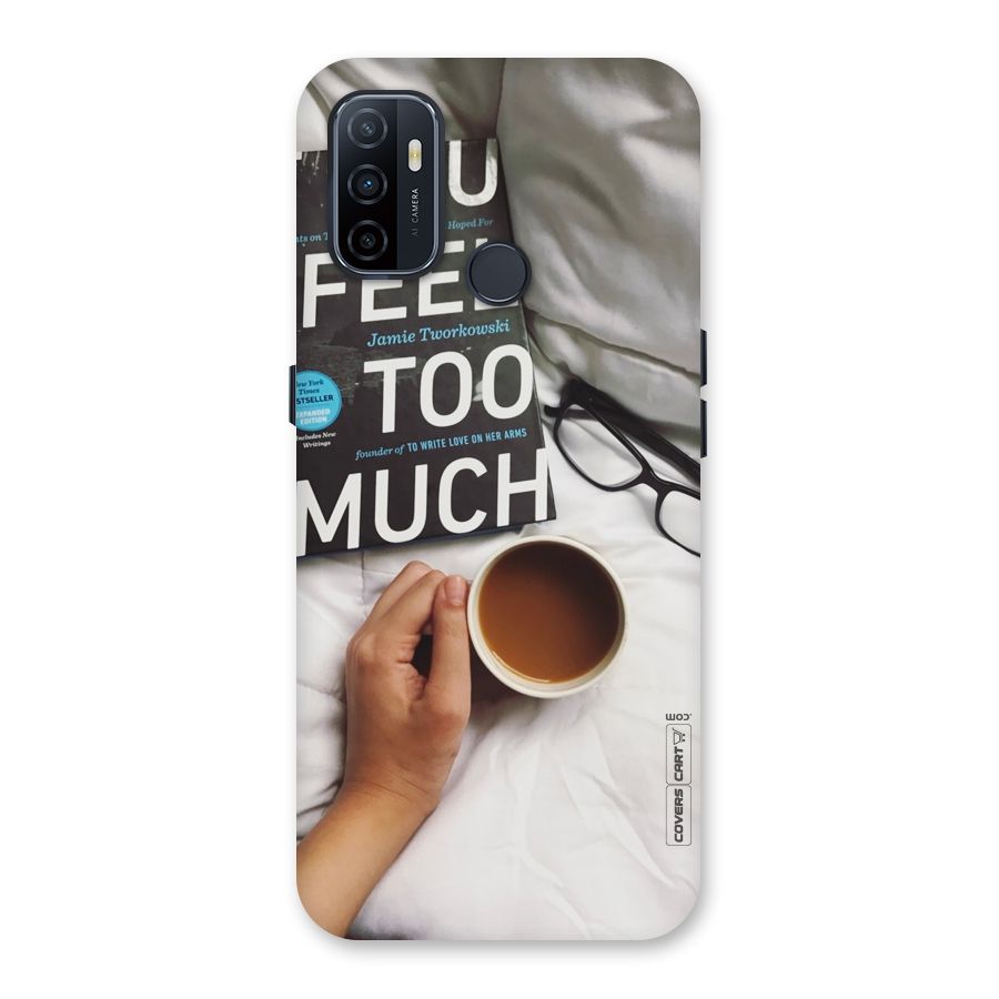Good Reads And Coffee Back Case for Oppo A32
