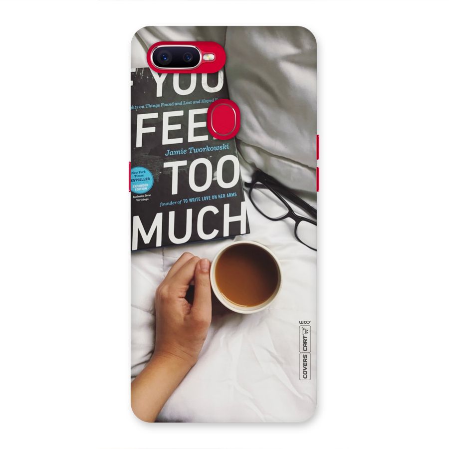 Good Reads And Coffee Back Case for Oppo F9 Pro