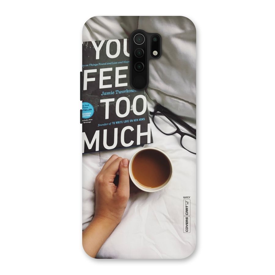 Good Reads And Coffee Back Case for Poco M2