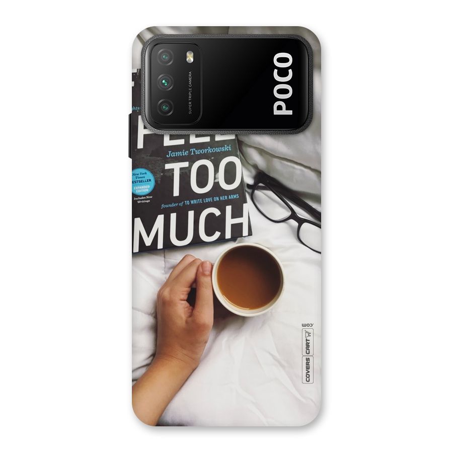 Good Reads And Coffee Back Case for Poco M3