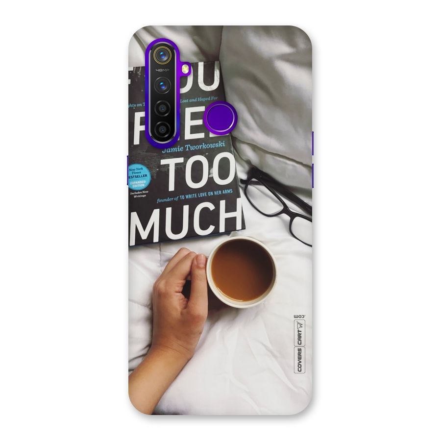 Good Reads And Coffee Back Case for Realme 5 Pro