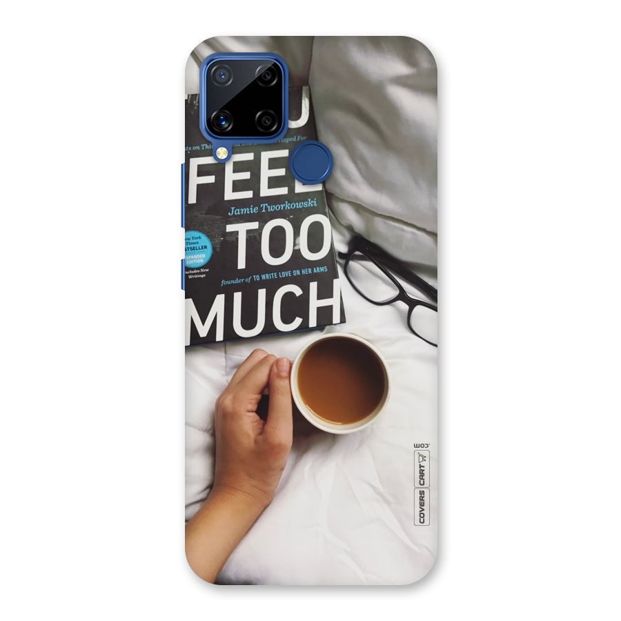 Good Reads And Coffee Back Case for Realme C12