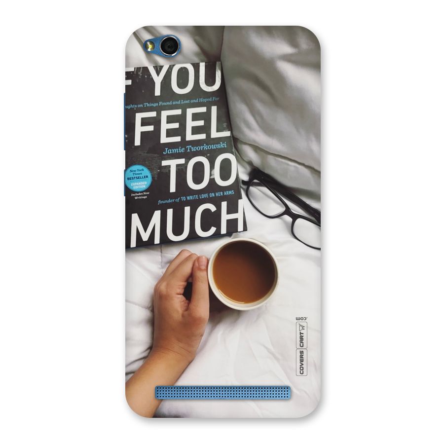 Good Reads And Coffee Back Case for Redmi 5A