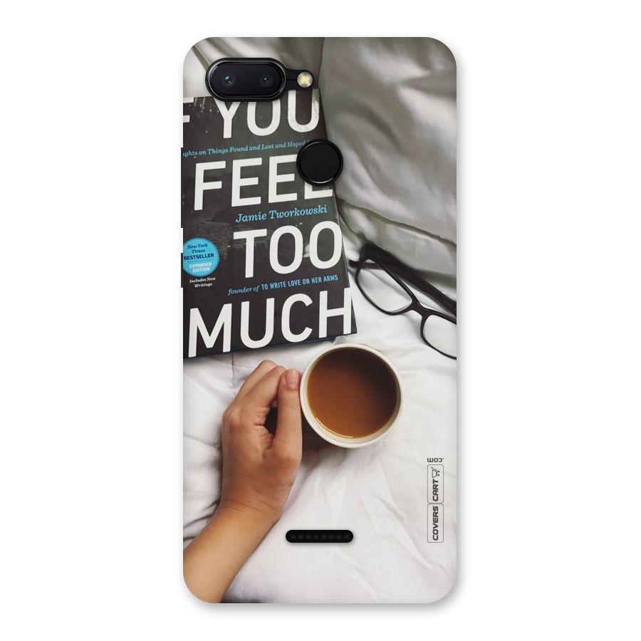 Good Reads And Coffee Back Case for Redmi 6