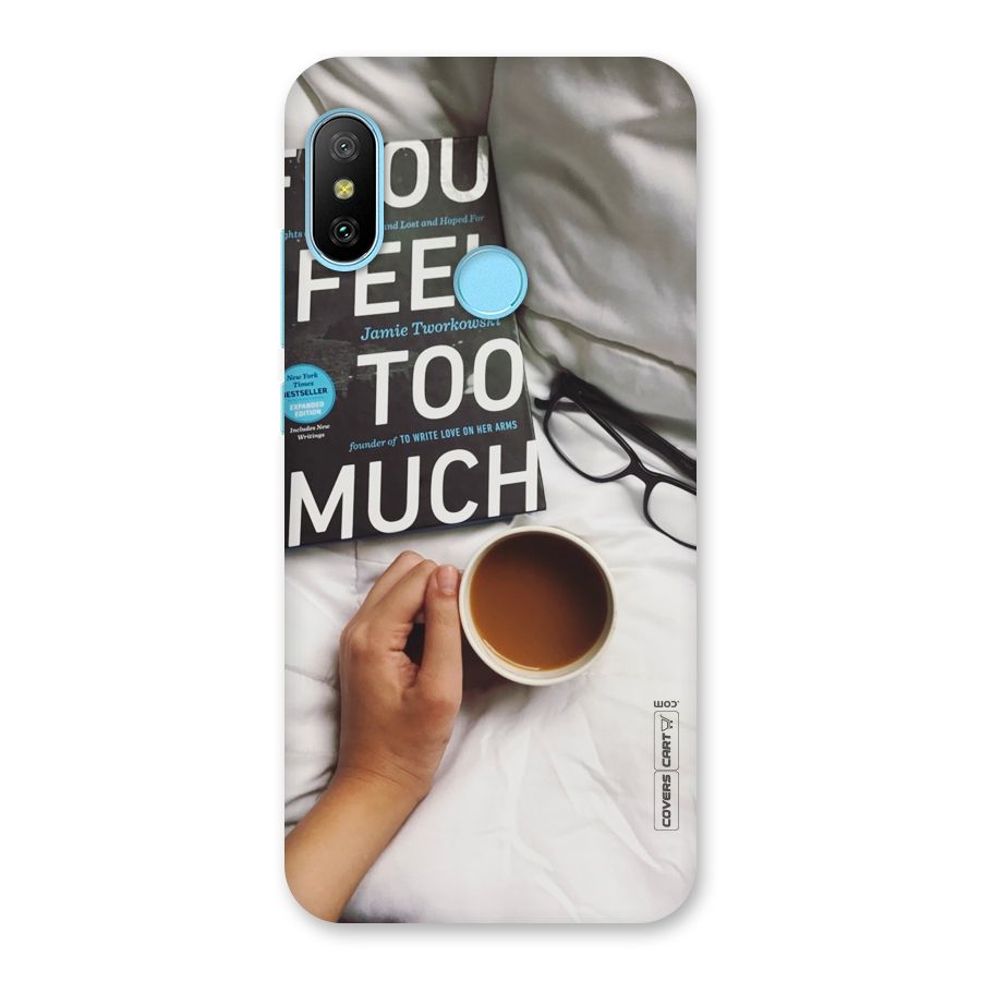 Good Reads And Coffee Back Case for Redmi 6 Pro