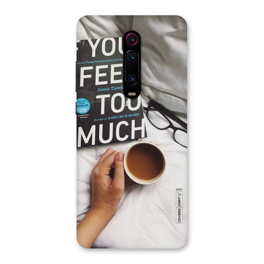 Good Reads And Coffee Back Case for Redmi K20 Pro