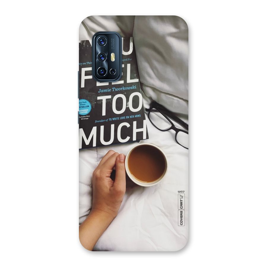 Good Reads And Coffee Back Case for Vivo V17