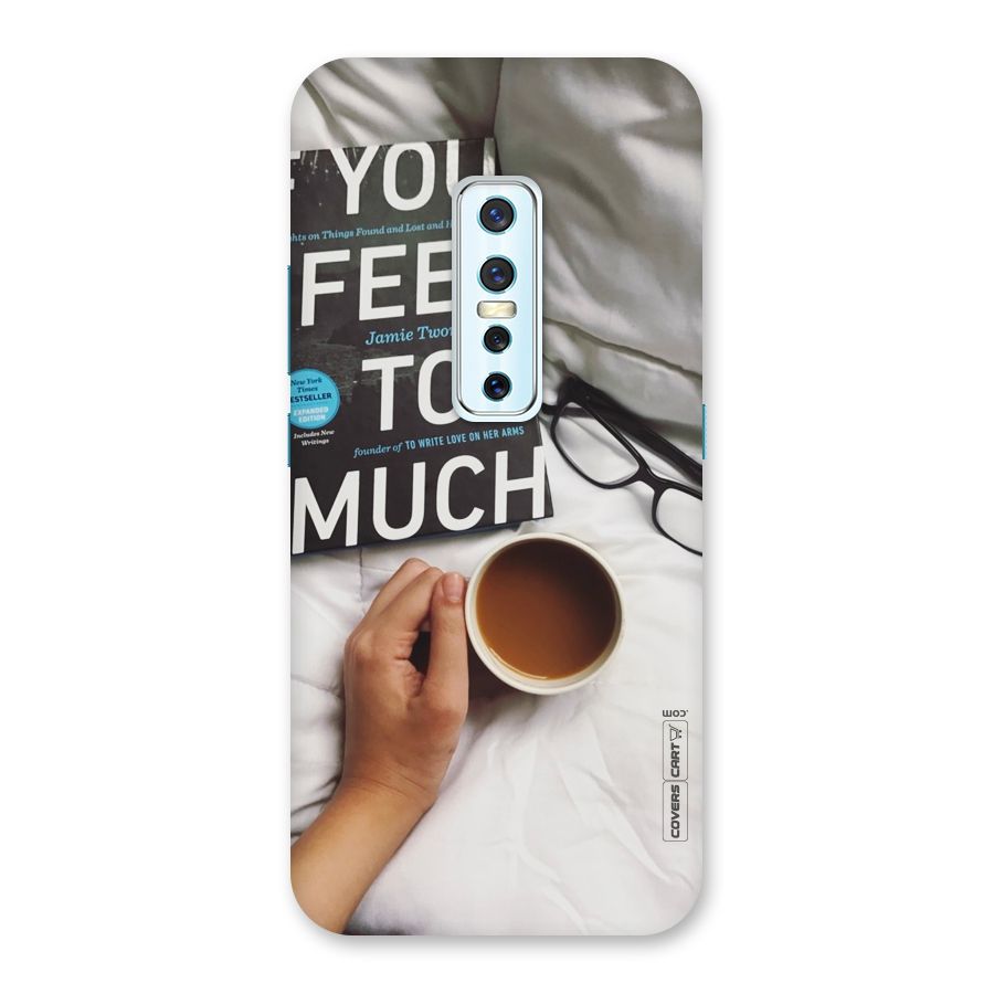 Good Reads And Coffee Back Case for Vivo V17 Pro