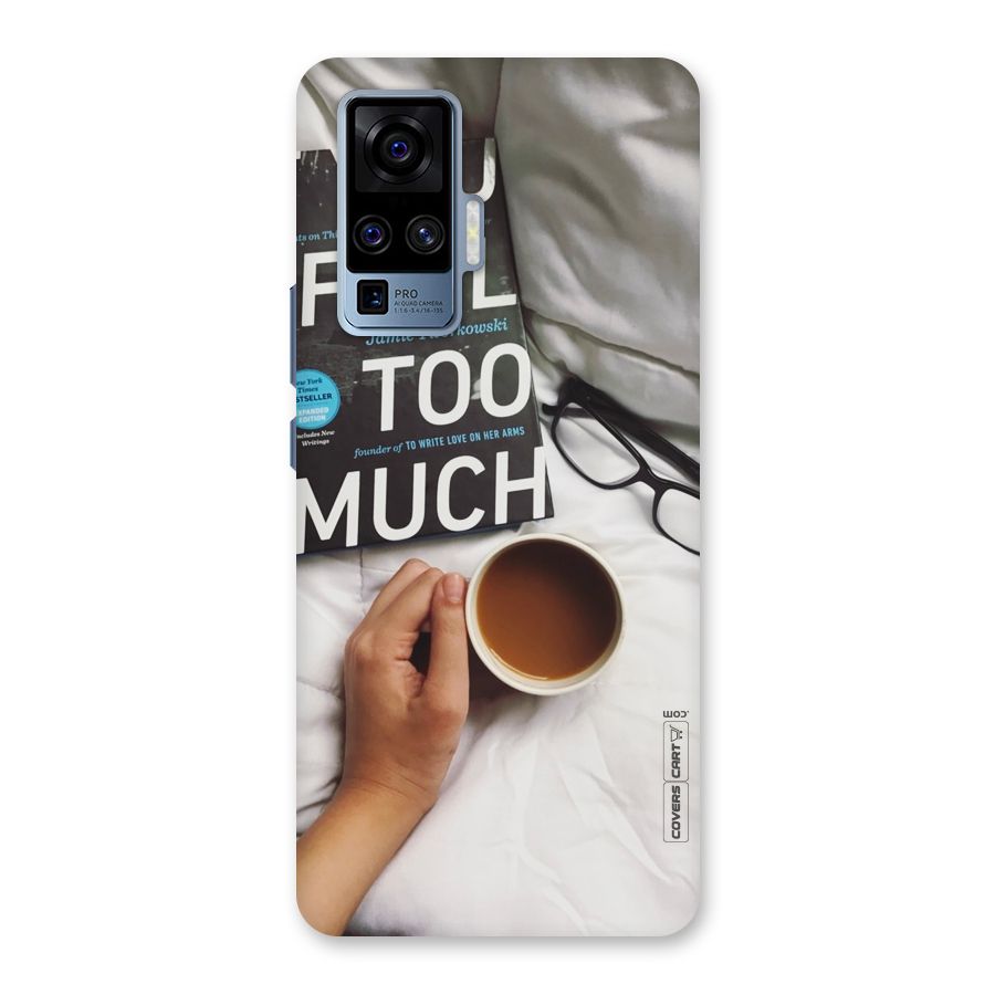 Good Reads And Coffee Back Case for Vivo X50 Pro